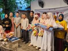 Giat Peduli, Paguyuban Gerai UMKM Lamongan Salurkan Santunan Anak Yatim