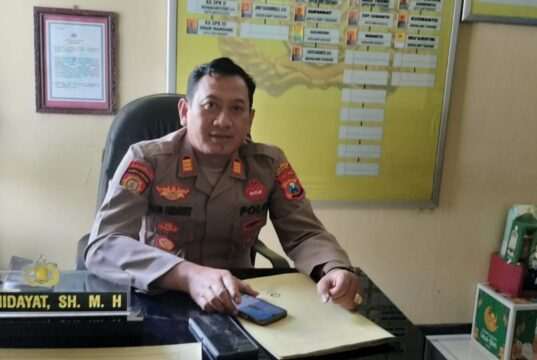 Kapolsek Pangkur Tanggapi Laporan Pengaduan Masyarakat