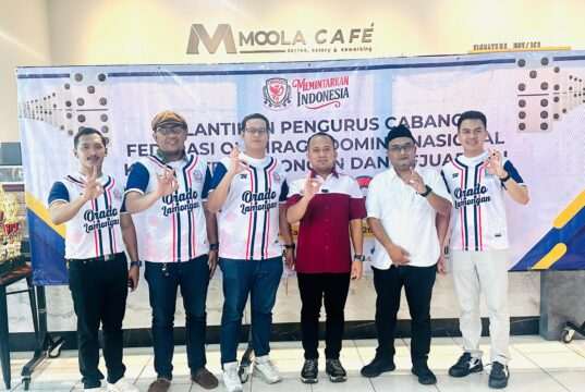 Pertama di Jawa Timur, Pembentukan Pengurus Olahraga Domino Kabupaten Lamongan