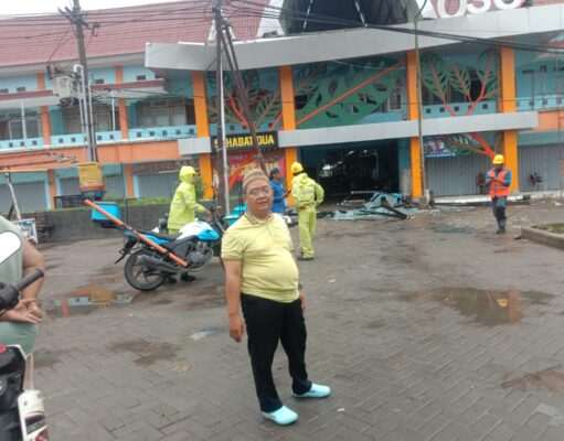 Bangunan Pasar Ploso Untuk Kali Kedua Ambruk, LBHAM Minta bertanggungjawaban Bupati Jombang