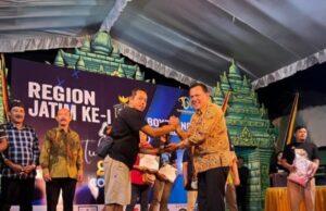 Kepala Dinas Perikanan Tulungagung Hadiri goldfish competition Region jatim ke -1