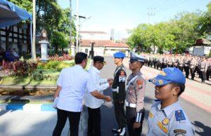 Polres Tulungagung Gelar Apel Operasi Ketupat Semeru 2026, Siap Amankan Arus Mudik Lebaran