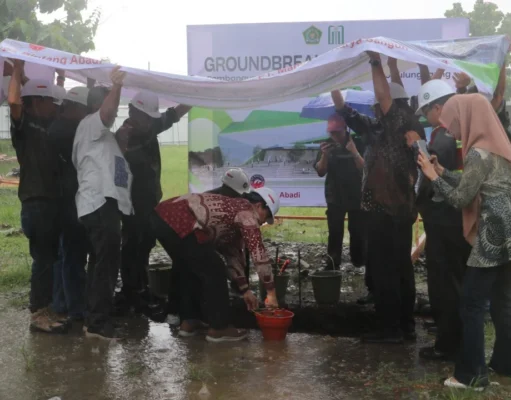 Peletakan Batu Pertama Groundbreaking Pembangunan Gedung Auditorium UIN SATU Tulungagung