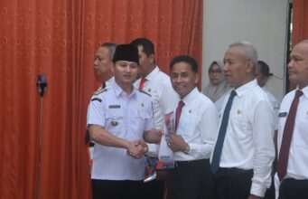 Halal Bihalal Jadi Refleksi, Bupati Trenggalek Tekankan Ridho Masyarakat dan Lantik 8 Pejabat Baru