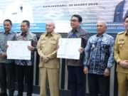 Kontrak Pembangunan Jembatan Pulau Laut Resmi Diteken, Tanah Bumbu – Kotabaru Siap Terkoneksi