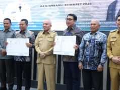 Kontrak Pembangunan Jembatan Pulau Laut Resmi Diteken, Tanah Bumbu – Kotabaru Siap Terkoneksi