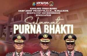 Polres Tanah Bumbu Melaksanakan Wisuda Purna Bhakti