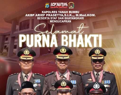 Polres Tanah Bumbu Melaksanakan Wisuda Purna Bhakti