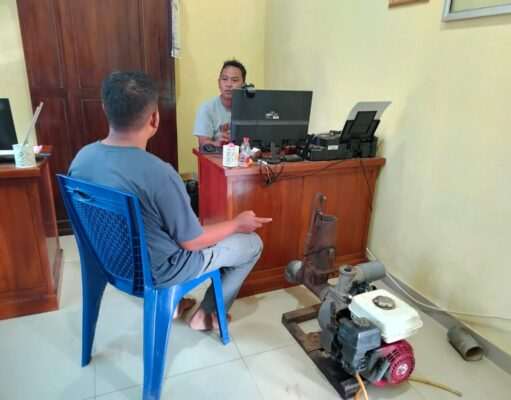 Warga Ngawi Spesialis Pencuri Pompa Air Berhasil di Bekuk Polisi Magetan