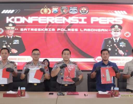 Polres Lamongan Ringkus Residivis Curanmor 25 Kali TKP