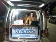 Samsat Keliling Hadir di Pasar Minggu Tanah Bumbu, Warga Senang