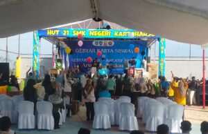Gebyar Kreativitas Aruna Baskara Di HUT ke-21 SMK 1 Kartoharjo Berlangsung Meriah