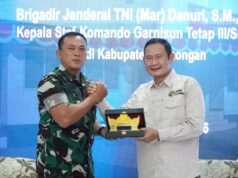Terima Kunjungan Kerja Kaskogartap III/Surabaya, Pemkab Lamongan Berkomitmen Perkuat Sinergi Keamanan dan Pembangunan Daerah