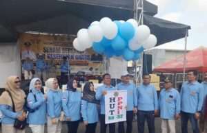 Plt Bupati Tulungagung Hadiri Peringatan HUT PPNI ke-52, Ratusan Perawat di Tulungagung Gelar Senam dan Cek Kesehatan Gratis