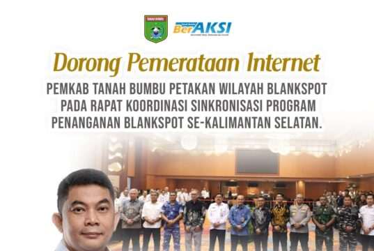 Dorong Pemerataan Internet, Tanah Bumbu Petakan Blankspot