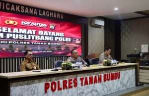 Puslitbang Mabes Polri melaksanakan kegiatan penelitian dengan objek kajian