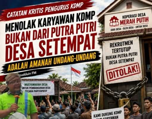 Catatan Kritis Pengurus KDMP: Rekrutmen Karyawan Bukan Putra Daerah Dinilai Mengancam Demokrasi Desa