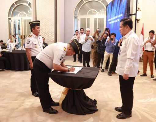 Bupati Andi Rudi Latif Apresiasi Dedikasi Kepala Lapas Batulicin dalam Pisah Sambut Pemimpin Baru