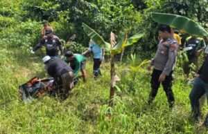 Pria Paruh Baya Empat Hari Tak Pulang Kerumah Ditemukan Meninggal Membusuk di Kebun Pisang Satui Tanah Bumbu