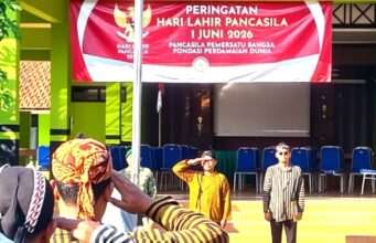 Kecamatan Karas Gelar Upacara Lahirnya Pancasila