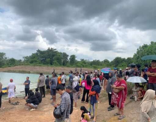 Mandi Bersama Teman, Bocah 10 Tahun Hilang Tenggelam di Kolam Galian ( Retensi )