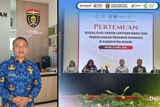 Tingkatkan Kesehatan Masyarakat Dinkes Ngawi Lakukan Sosialisasi Vaksin Antigen Baru