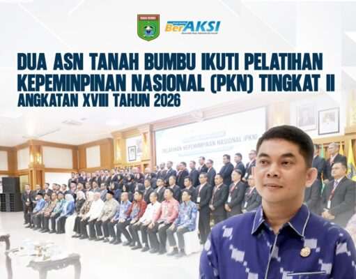 Dua ASN Tanah Bumbu Ikuti Pelatihan Kepemimpinan Nasional (PKN) Tingkat II Angkatan XVIII Tahun 2026