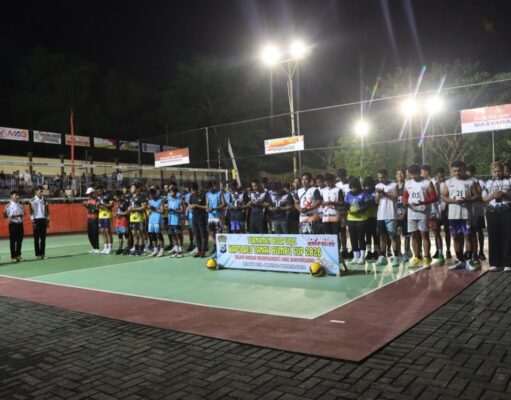 PolresTanah Bumbu Resmi Buka Turnamen Bola Voli Kapolres CUP 2026.Wadah Pembinaan AtletDan Penguat Kebersamaan Dalam Semangat Hari BHAYANGKARA Ke – 80.