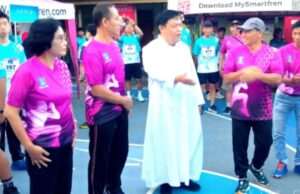 Semarak Fun Run SMA Katolik Tulungagung, Plt Bupati Ahmad Baharudin Apresiasi Positif
