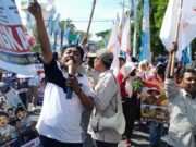 Aksi Damai Ribuan Massa Dukung Program MBG, Ketua DPRD Lamongan ; Program Pemerintah Wajib Dilaksanakan