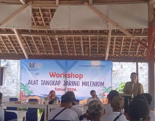 *Dinas Kelautan dan Perikanan Provinsi Jawa Timur Adakan Workshop Alat Tangkap Jaring Millenium Di Tulungagung*