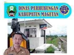 Dishub Magetan Himbau Pengguna Jalan yang Melintas Kereta Api Untuk Berhati-Hati