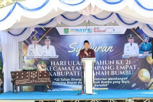 HUT ke-21 Kecamatan Simpang Empat, Perkuat Sinergi Membangun Tanah Bumbu Maju dan Beradab