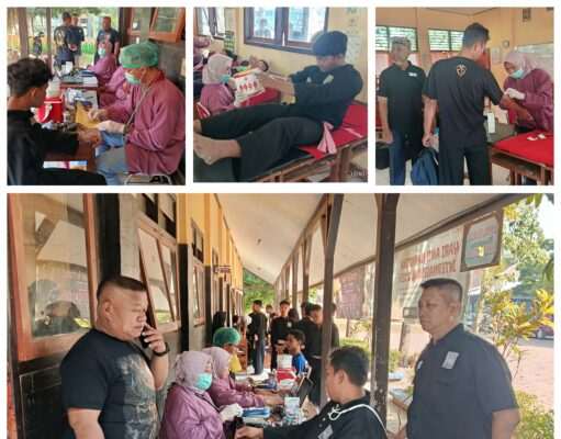 Atasi Kekurangan Stok, PMI Tulungagung Gandeng PSHT Ranting Kauman Gelar Donor Darah