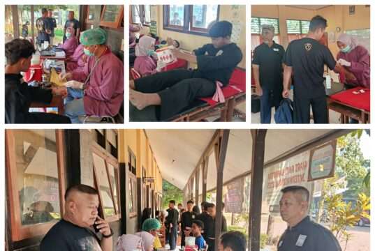 Atasi Kekurangan Stok, PMI Tulungagung Gandeng PSHT Ranting Kauman Gelar Donor Darah