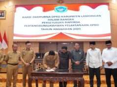 Rapat Paripurna, Raperda Pertanggungjawaban Pelaksanaan APBD Lamongan Tahun 2025 Disepakati