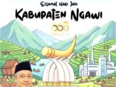 Kepala Dinas Beserta Jajaran Dispendukcapil Ngawi Ucapkan HUT Ngawi Ke-668