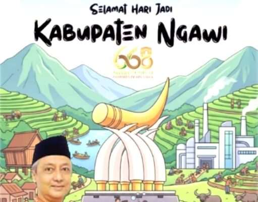 Kepala Dinas Beserta Jajaran Dispendukcapil Ngawi Ucapkan HUT Ngawi Ke-668
