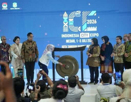Buka Indonesia City Expo (ICE) 2026 Apeksi, Wali Kota Mojokerto Gaungkan Semangat Sinergi Antarkota Melalui Inovasi Dan Produk Unggulan Daerah