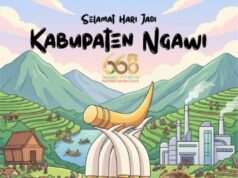 Keluarga Besar Dinkes Ngawi Ucapkan Selamat HUT ke-668 Tahun Kabupaten Ngawi.