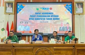 Hadapi Musim Kemarau, BPBD Tanah Bumbu Gelar Rapat Pusdalops-PB