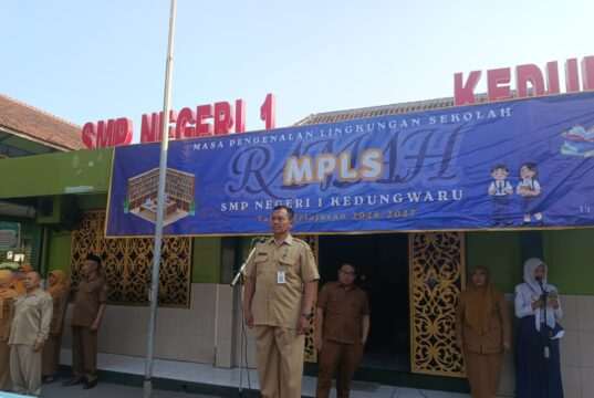 SMP Negeri 1 Kedungwaru kabupaten Tulungagung,mengawali Tahun Ajaran 2026-2027 dengan menyelenggarakan MPLS Ramah
