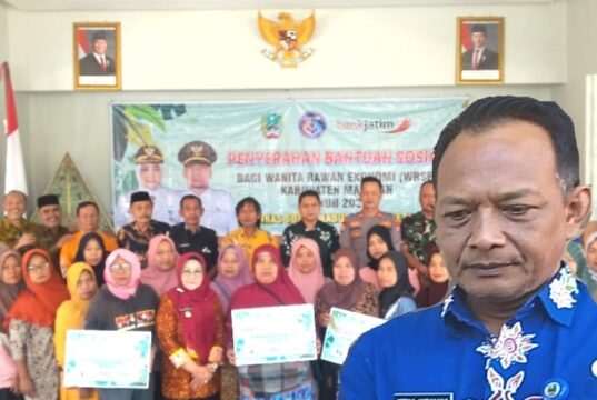 Pemkab Magetan Salurkan Program Wanita Rawan Sosial Ekonomi, Bang Yoko Ucapkan Terima Kasih Pada Bupati