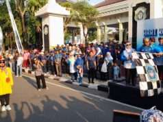 Gebyar Hari Koperasi, Pemkab Lamongan Gelar Fun Walk Ratusan Pelaku dan UMKM dari 27 Kecamatan