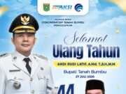 Selamat Ulang Tahun Bupati Tabah Bumbu ke -44