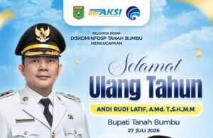 Selamat Ulang Tahun Bupati Tabah Bumbu ke -44