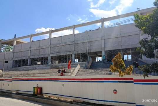 Progres Pembangunan Auditorium UIN SATU Tulungagung Tembus 35,59%, PT. Mega Bintang Abadi Kebut Tahap Finishing