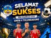 Dua Siswa SMPN 4 Tulungagung Lolos seleksi Tim Sepakbola kabupaten Tulungagung di ajang Gala Siswa Indonesia 2026