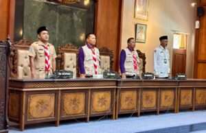 Plt. Bupati Ahmad Baharudin Lepas Kontingen Pramuka Ikuti Jambore Nasional XII 2026 di Cibubur