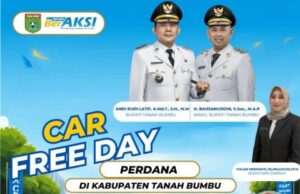 Car Free Day Perdana Tanah Bumbu Meriahkan HUT RI Ke-81 dengan Olahraga, UMKM, dan Edukasi Lingkungan
